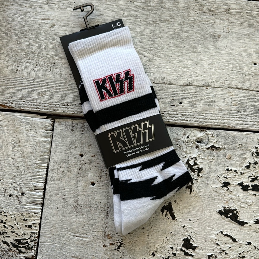 Kiss official socks unisex rock and roll